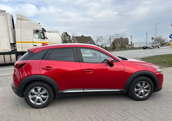 Mazda CX-3 cena 66900 przebieg: 103690, rok produkcji 2017 z Sędziszów Małopolski małe 301